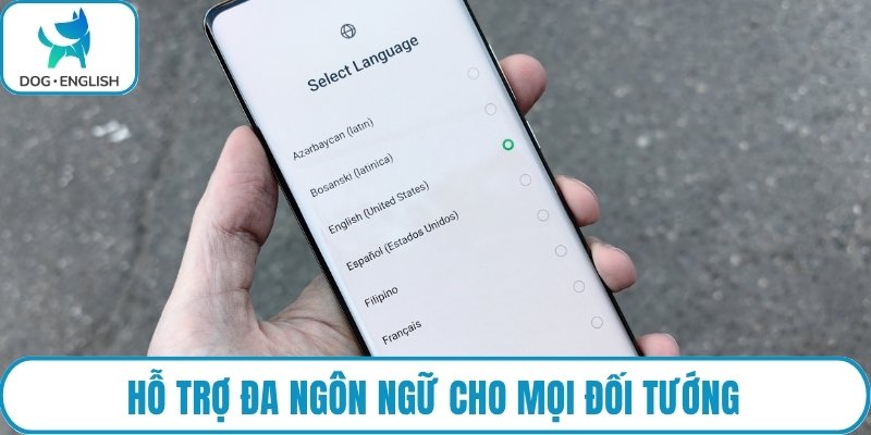 Hỗ trợ đa ngôn ngữ cho mọi đối tướng